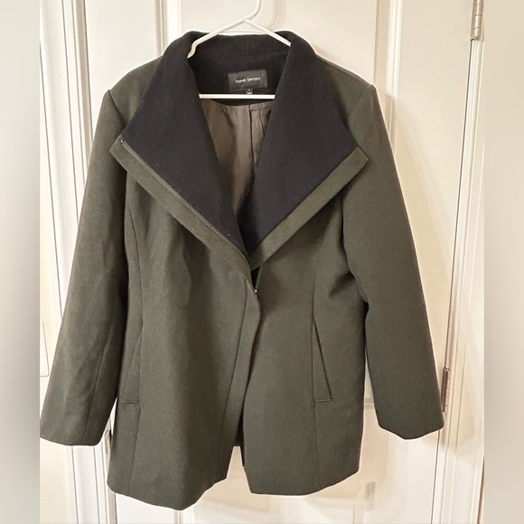 Harve Benard Dark Green Military Jacket - Picture 5 of 7